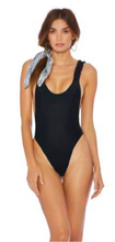 Ellejay Women's Swimwear Thais One Piece Swimsuit Black Bathing Suit