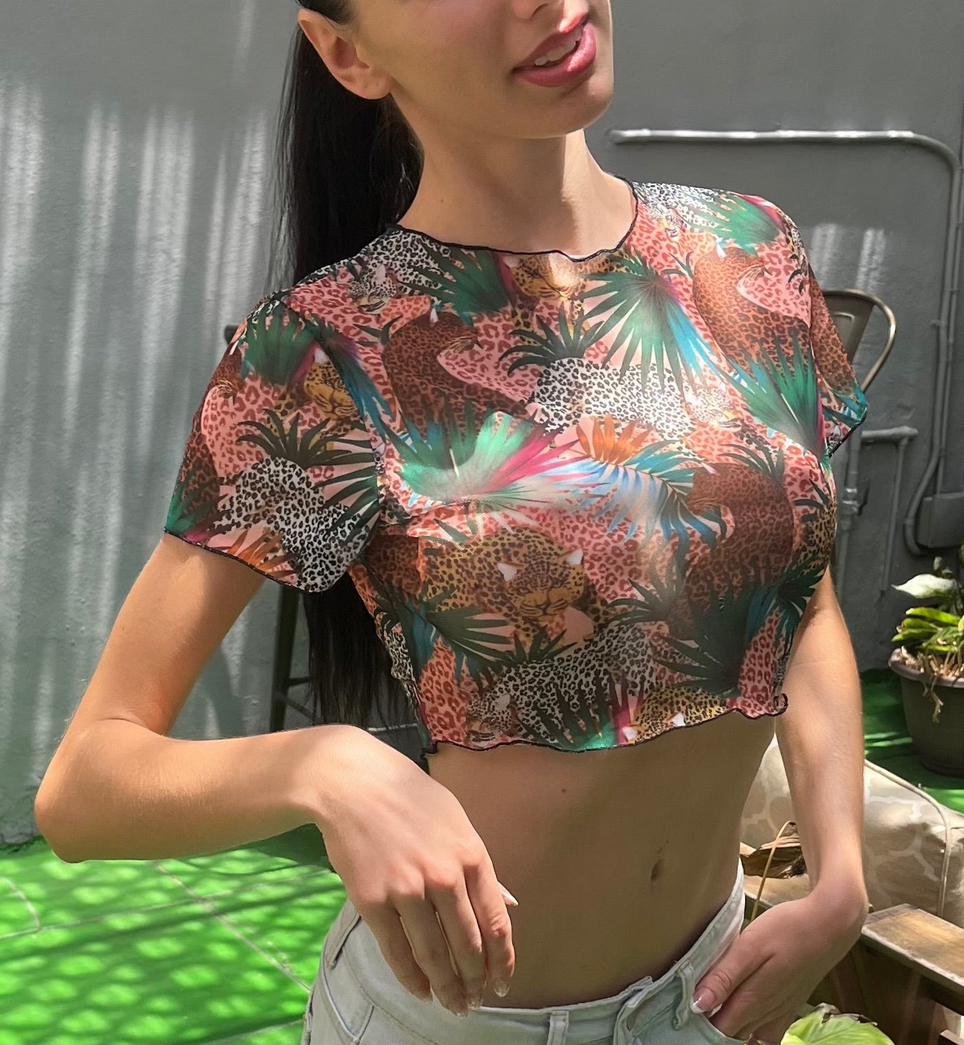 Amazonia Bikini Crop Top Cover Up