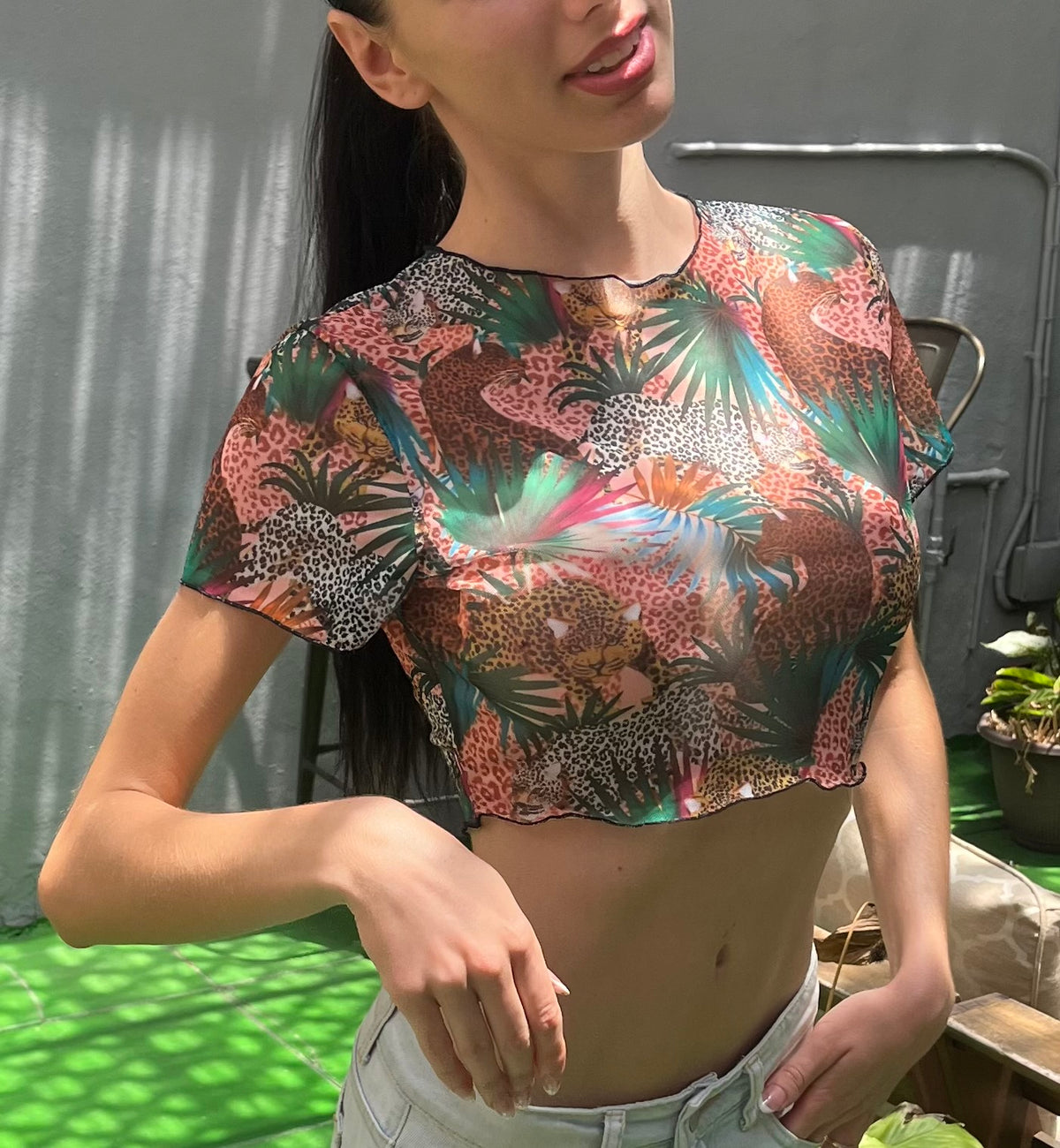 Amazonia Bikini Crop Top Cover Up