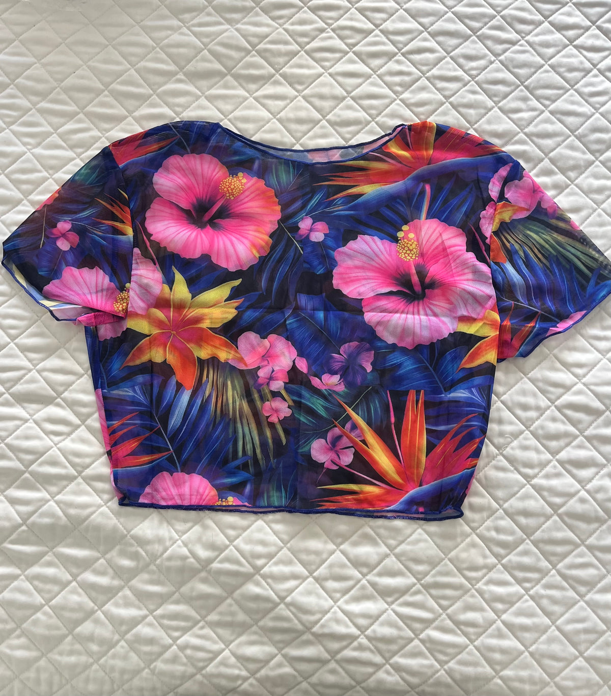 Orquidea Bikini Crop Top Cover Up