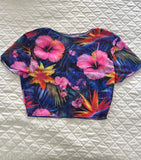 Orquidea Bikini Crop Top Cover Up