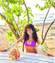 BDL Summer Women`s Swimwear Brazilian Bikini String Swimsuit Violet