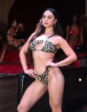OBL Swimwear Leopard Ring Cut Out Bikini