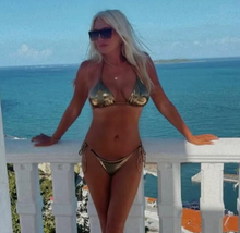 OBL Swimwear Gold Lux 3 Piece Bikini
