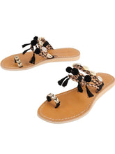 Cocobelle Women's Sandals Kopi Sandal Santa Fe Leather Tassel Sandal
