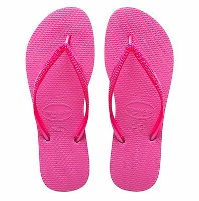 Havaianas Women's Flip Flops Slim Style Sandal Shocking Pink