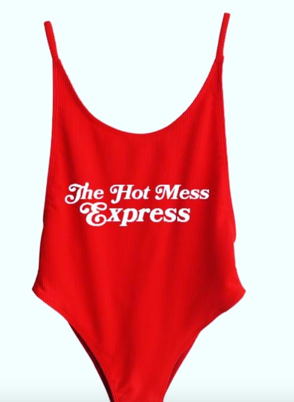Private Party Swimwear One Piece Hot Mess Express Red Bali Swimsuit