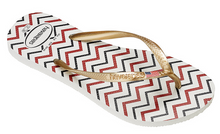 Havaianas Women's Flip Flops Slim Americana Sandal White Sandals