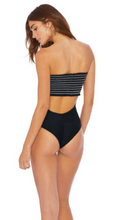 Ellejay Women`s Swimwear Saige One Piece Strapless Swimsuit Black Bathing Suit