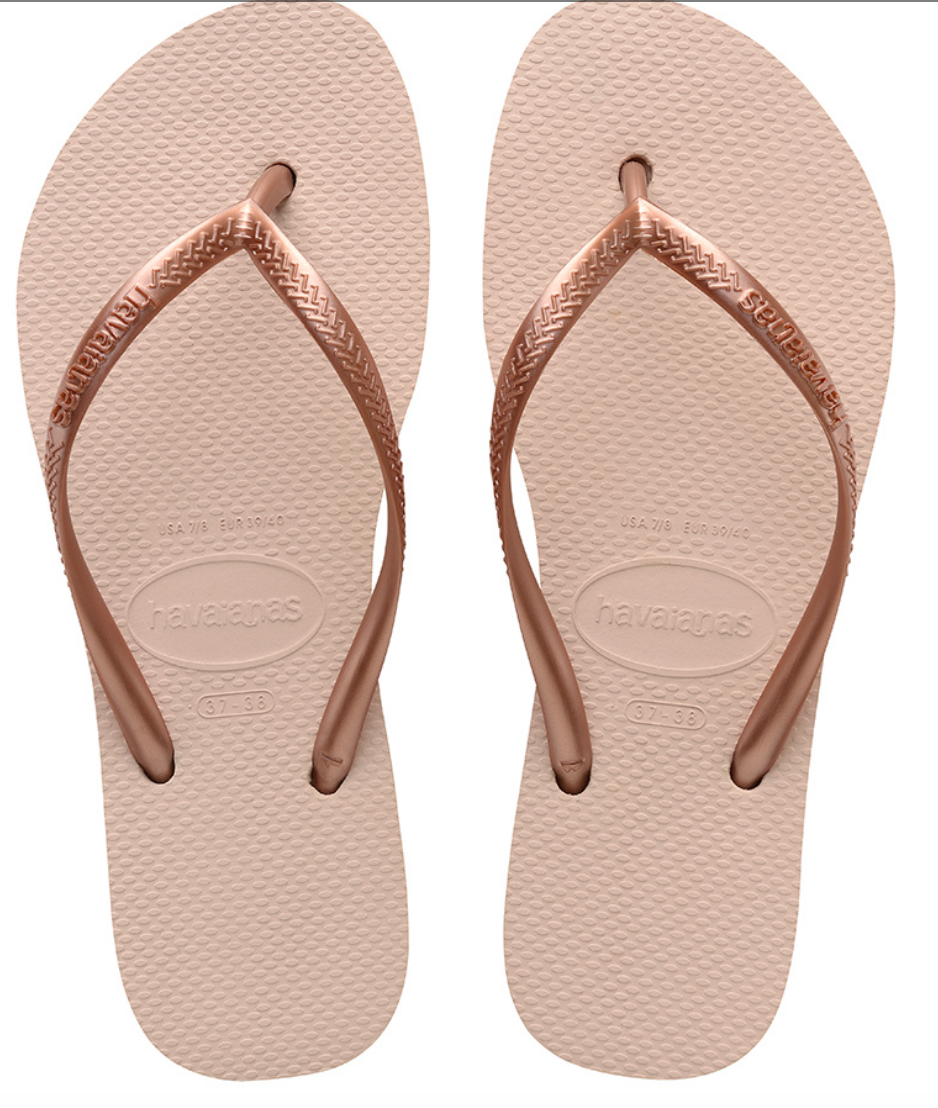Havaianas Women`s Flip Flops Slim Flatform Ballet Rose Sandals Platform Sandal